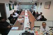 برگزاری جلسه تیم مدیریت اجرایی در سالن کنفرانس مرکز آموزشی درمانی ضیائیان